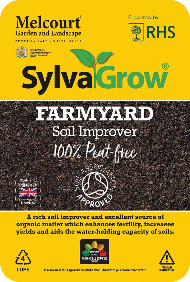 Melcourt Farmyard Soil Improver 50L 100% Peat-free