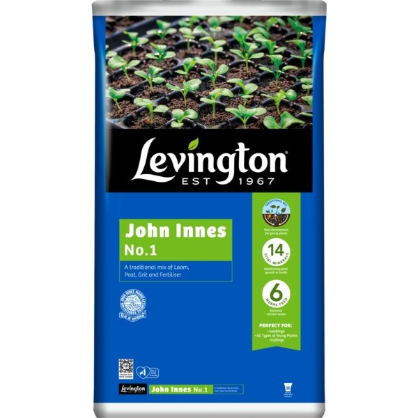 Levington Peat Free John Innes No.1 Compost 10 Litres Seedlings & Cuttings