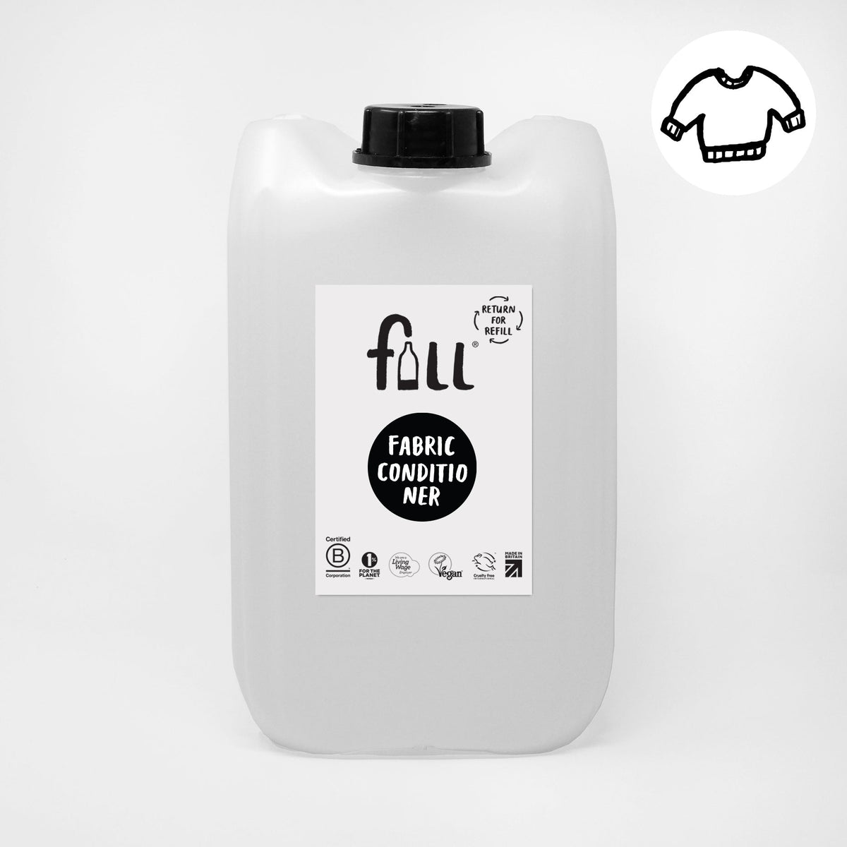 Fill Refill Co Neroli Fabric Conditioner 500ml - Refillable Laundry Softener