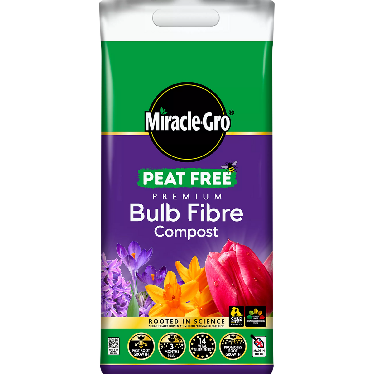 Miracle Gro Peat Free Premium Bulb Fibre Compost