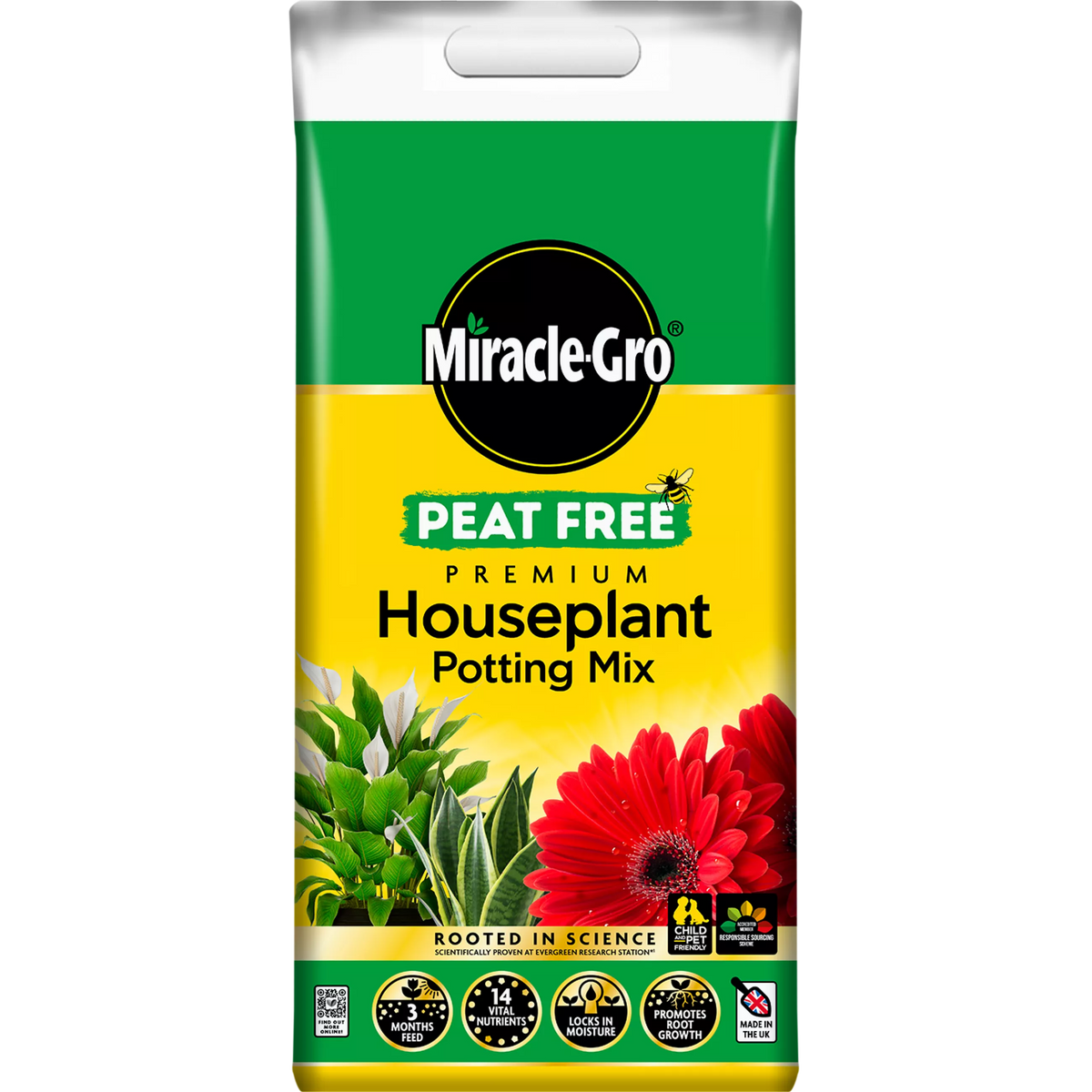 Miracle Gro Peat Free Premium Houseplant Potting Mix