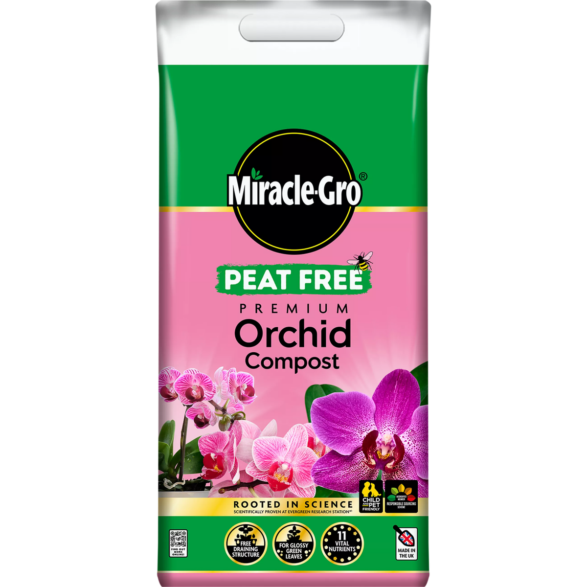 Miracle Gro Peat Free Premium Orchid Special Plants Compost