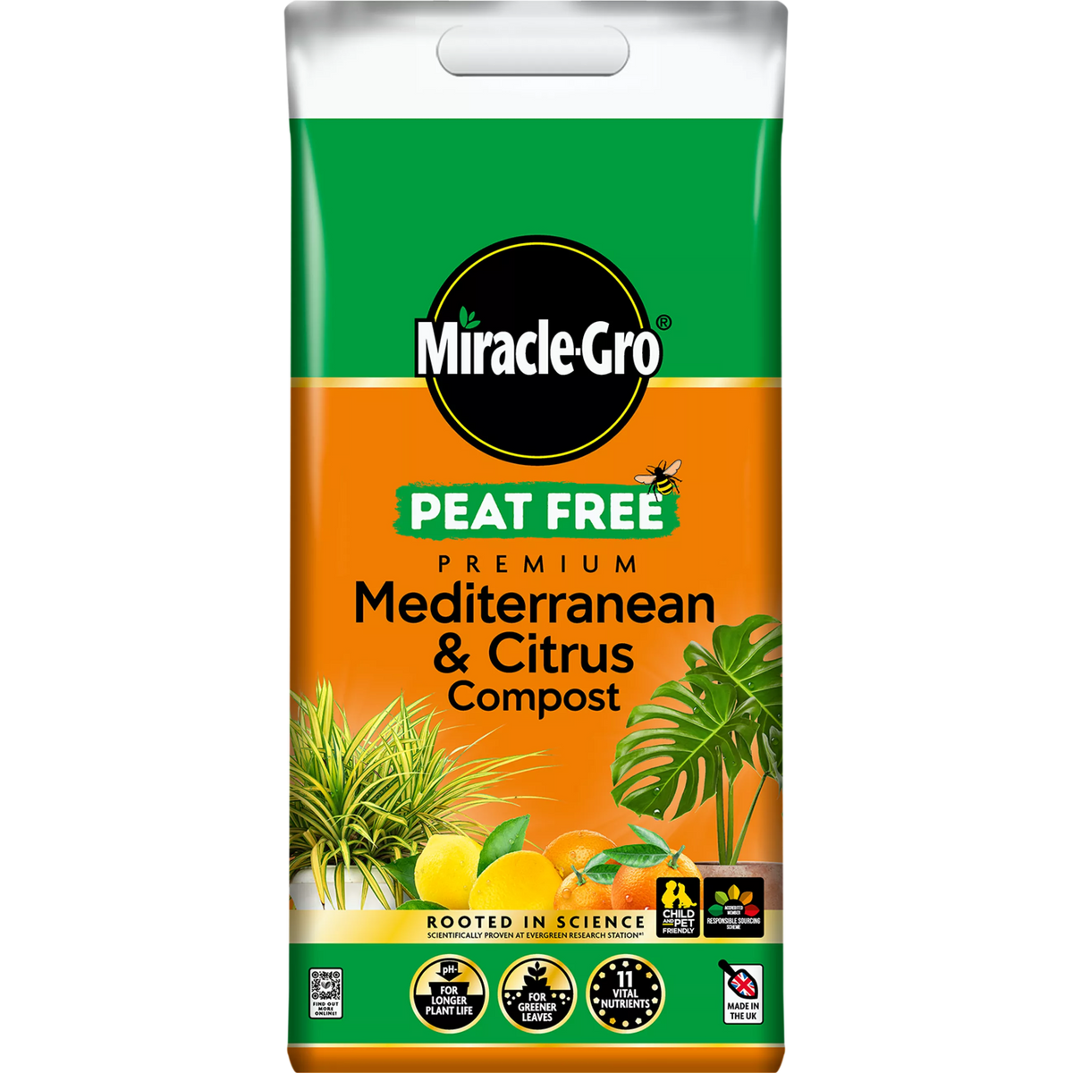 Miracle Gro Peat Free Premium Mediterranean & Citrus Compost