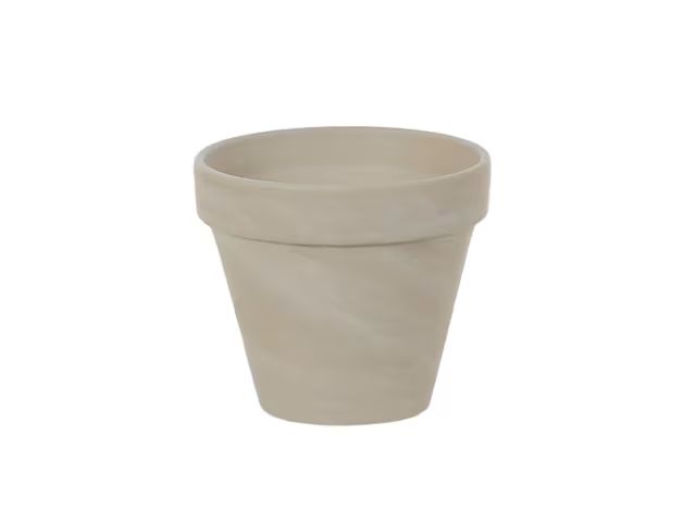 Woodlodge 18cm White Terracotta Plant Pot