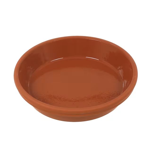 Woodlodge 11in Glazed Terracotta Plant Saucer